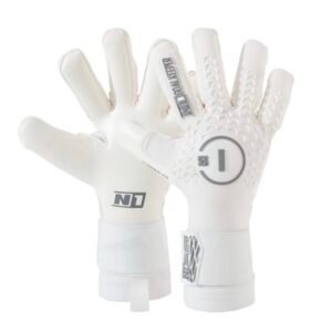 n1 goalkeeper gloves scorpius 2.0 all white ugt+ ii