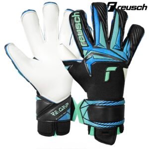reusch attrakt re:grip evolution black/ocean light